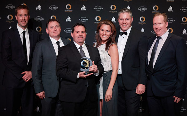 Winners of the Fire Protection Assoc of Australia Project of the Year